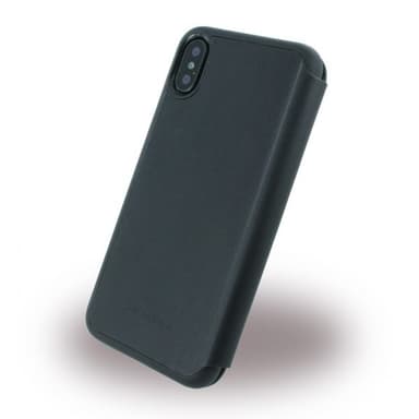 Ferrari 488 Heritage Etui till iPhone X/Xs Ekte Skinn Kortlomme Svart