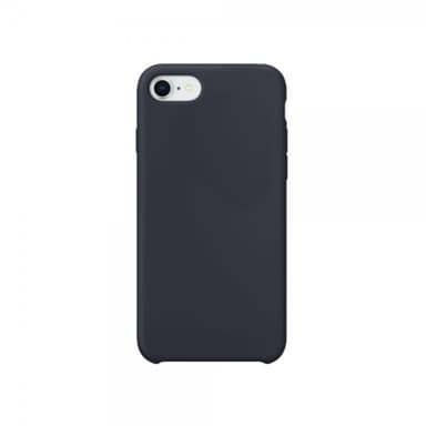 XQISIT iPhone 7/8/SE Deksel Silikoni Case Midnight Blue