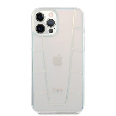 Mercedes Benz iPhone 12/iPhone 12 Pro Deksel Transparent Line Iridescent