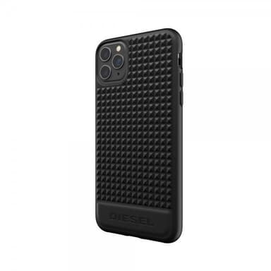 Diesel iPhone 11 Pro Max Deksel Moulded Case Premium Leather Studs Svart