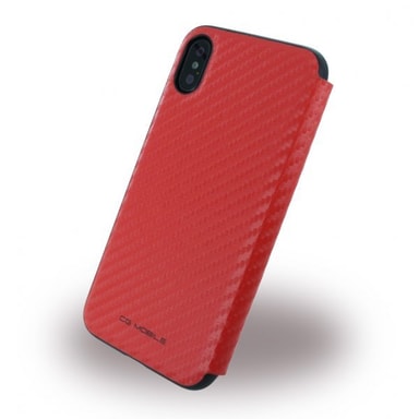 ETUI FOLIO FERRARI FORMULA ONE POUR HTC ONE MAX T6 CARBONE NOIR