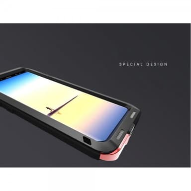 Love Mei PoweRFul Case till Samsung Galaxy Note 8 Super GUARD Deksel Stötsäkert Svart