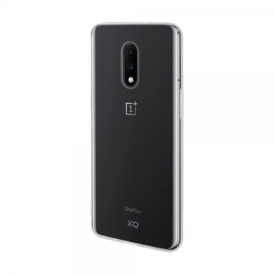 XQISIT OnePlus 7 Deksel Flex Case Transparent Klar