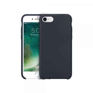 XQISIT iPhone 7/8/SE Deksel Silikoni Case Midnight Blue