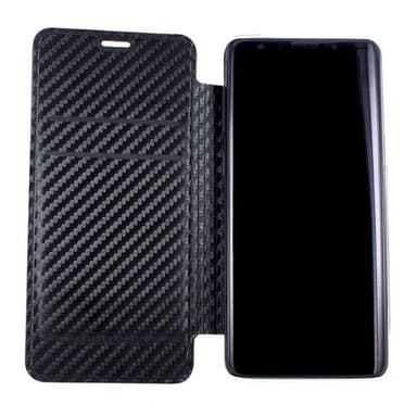 Mercedes Benz Dynamic Etui till Samsung Galaxy S9 Karbonfiberlook Svart