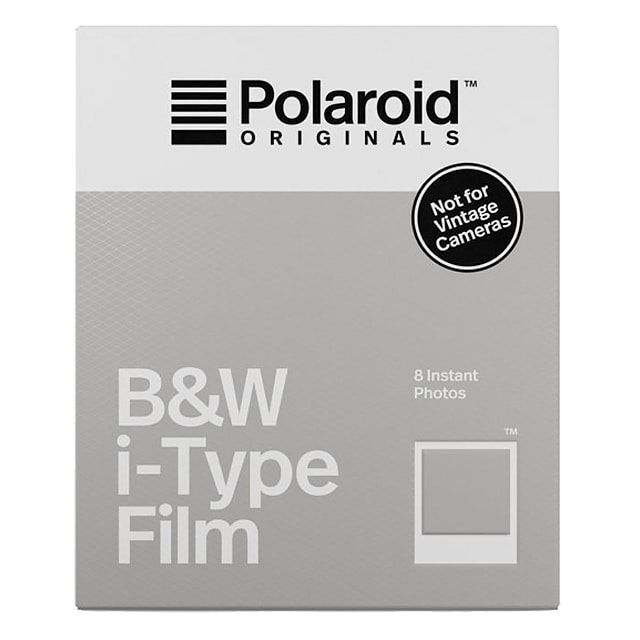 Polaroid Originals i-type sort/hvit-film (8 ark)