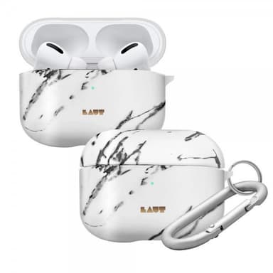 LAUT AirPods Pro Deksel Huex Elements Marmor Hvit