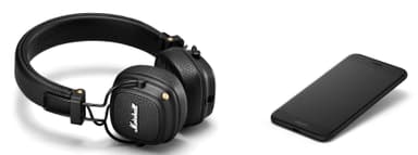 Marshall Major III trådløse on-ear hodetelefoner (sort)