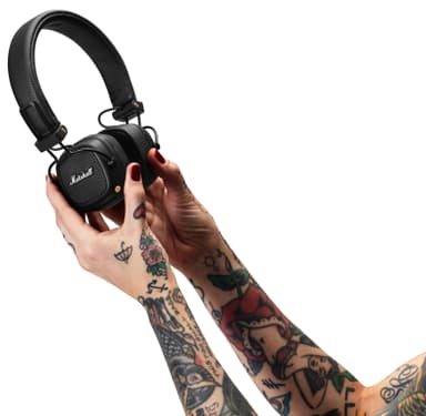 Marshall Major III trådløse on-ear hodetelefoner (sort)