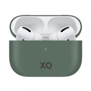 XQISIT AirPods Pro Deksel Silikoni Case Grønn