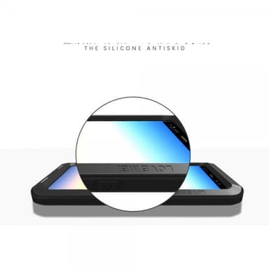 Love Mei PoweRFul Case till Samsung Galaxy Note 8 Super GUARD Deksel Stötsäkert Svart