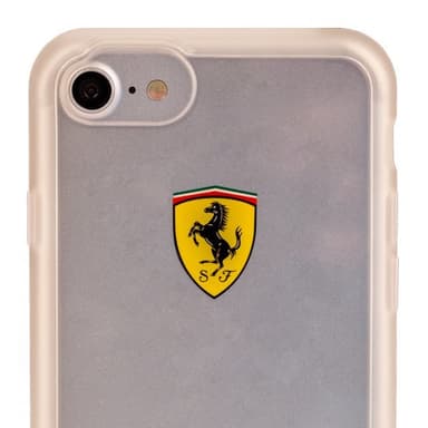 Ferrari Racing Shield Deksel till Apple iPhone 8/7 Frostet Klar