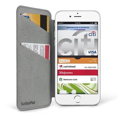 Twelve South iPhone 7/8/SE PlånboksEtui SurfacePad Nappaläder Brun