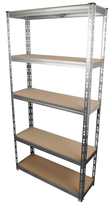 Stålhylla 5 hyllplan 175 kg. - Elkjøp