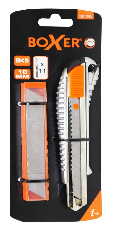 Hobbykniv 18 mm inkl. 10 extra knivblad