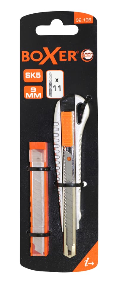 Hobbykniv 9 mm inkl. 10 extra knivblad