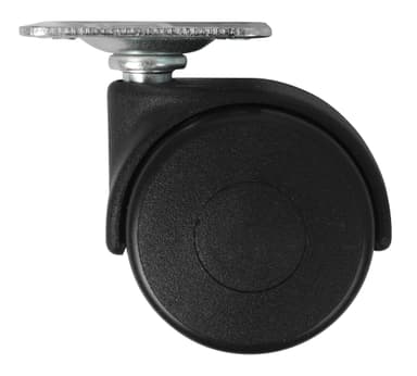 Möbelhjul dubbelt - svängbart - 40 mm