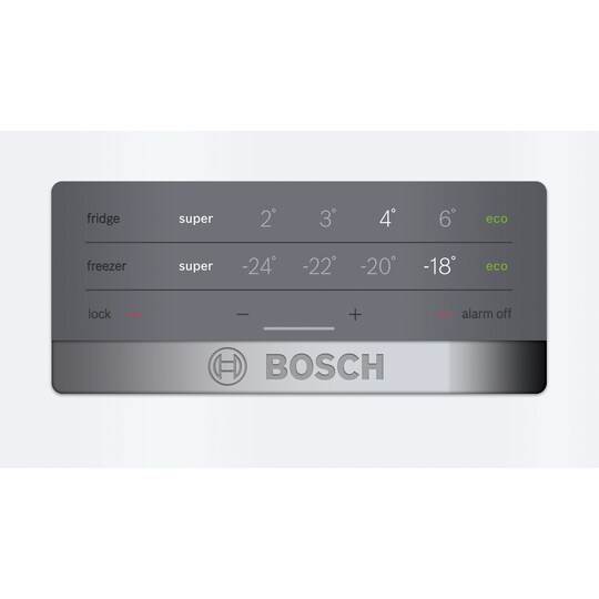 Bosch Kjøleskap/fryser kombinasjon KGN397WEQ (hvit)