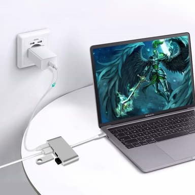 USB-C multiport-adapter USB-C PD, USB 3.0, 2 USB 2.0