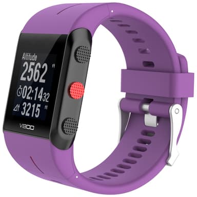 INF Polar V800 GPS Sportsur Silikon Lilla Armbånd