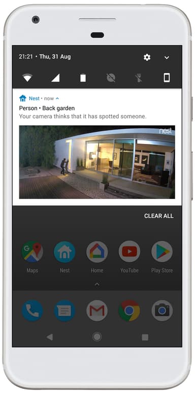 Google Nest Cam IQ Outdoor smart overvåkningskamera