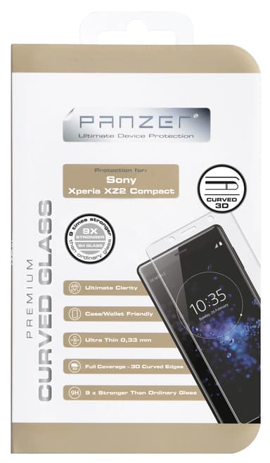 Panzer Sony Xperia XZ2 Compact skjermbeskytter