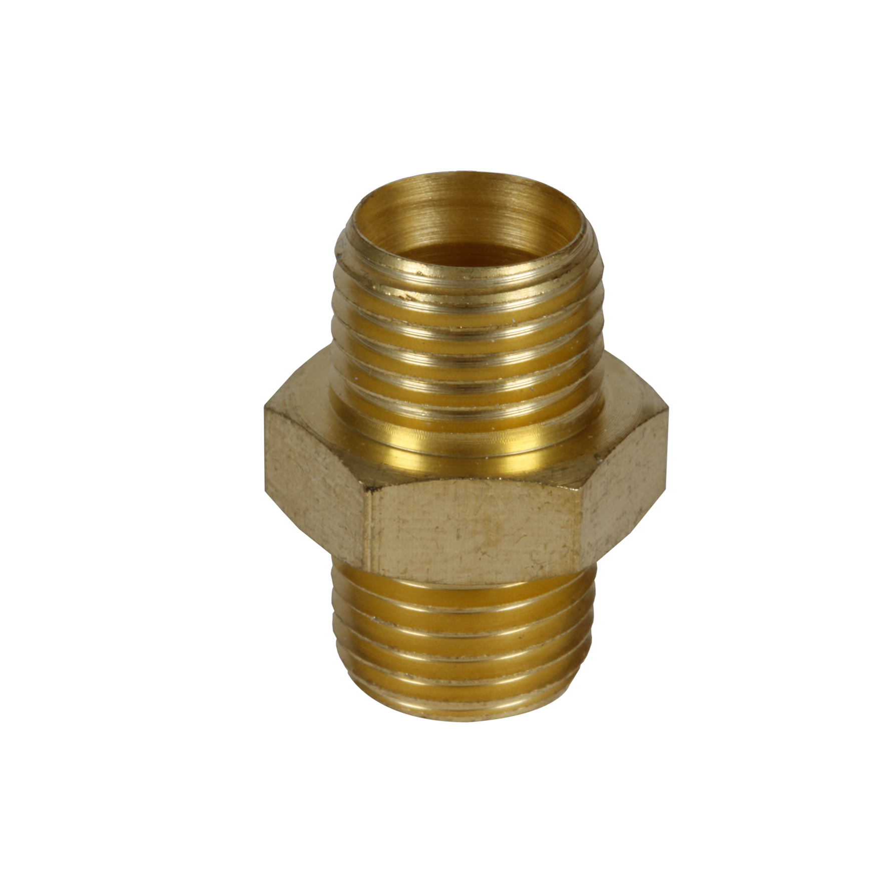 Dubbel anslutning nippel R 1/4", tillbehör kompressor