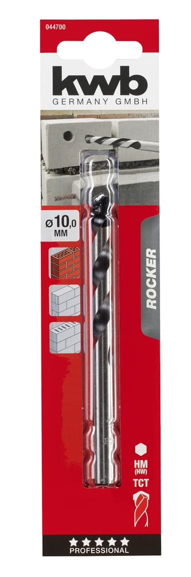 Murbor, ROCKER, 10,0 mm, SB-kort