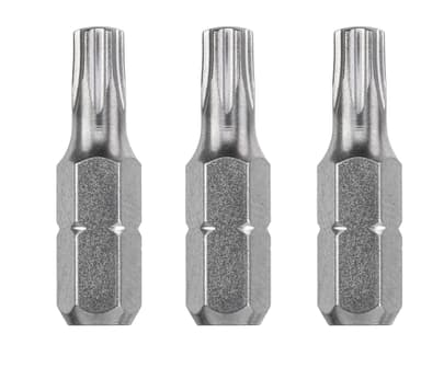 Bits, 25 mm, industri, T30, 3 stk., på SB-kort