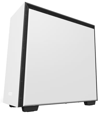 NZXT H700i ATX PC-kabinett (matt hvit)