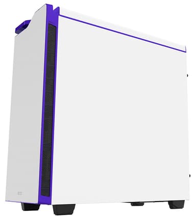 NZXT H442W Ultra PC-kabinett (hvit/lilla/vindu)