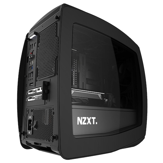 NZXT Manta Mini ITX PC-kabinett (matt sort m/vindu) - Elkjøp