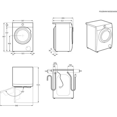 Electrolux PerfectCare 800 vaskemaskin EW8F8669Q9
