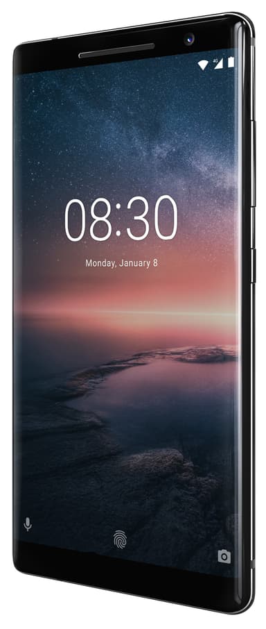 Nokia 8 Sirocco smarttelefon (sort)