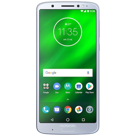 Motorola Moto G6 Plus smarttelefon (nimbusblå)
