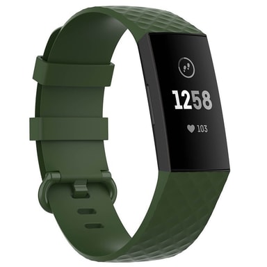 Sport armbånd till Fitbit Charge 4 Army Elkjøp