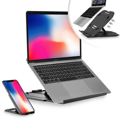 DESIRE2 2in1 Portabelt Laptopstativ