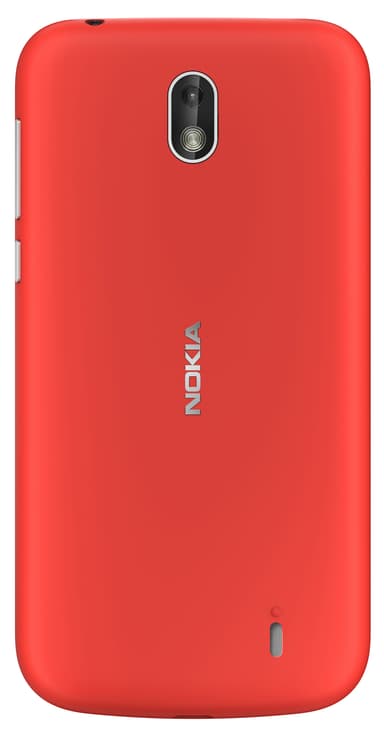 Nokia 1 smarttelefon (varm rød)