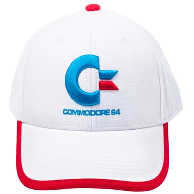 Commodor 64 buet caps (hvit)