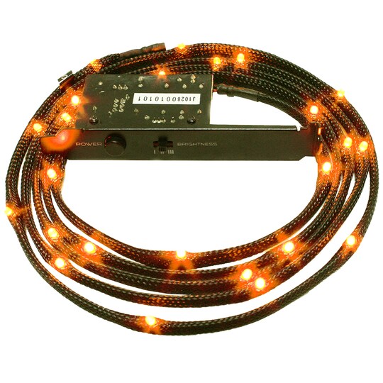 NZXT oransje LED-kabelsett m/kabeltrekk (1 m)