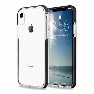 iPhone XR skall gjennomsiktig / svart