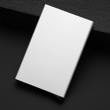 Kortholder av aluminium med signalblokkering RFID