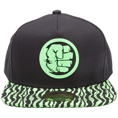 Marvel - Hulk snapback caps (sort/grønn)