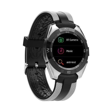'Smartwatch / sportsklokke med Bluetooth - svart / grå