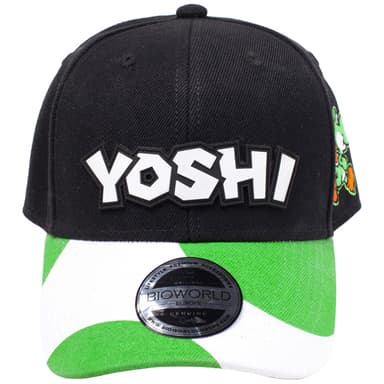 Nintendo - Yoshi buet caps (sort/grønn)