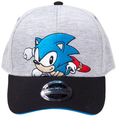 Nintendo Sonic buet caps (sort/grå)