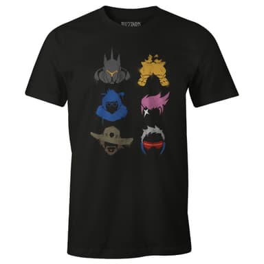 T-skjorte Overwatch Small Face Spray (XXL)