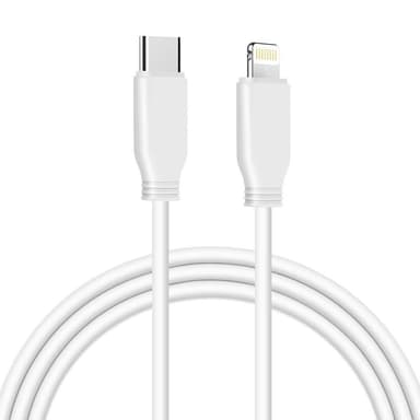 USB-C til lynkabel - hvit - 1 m