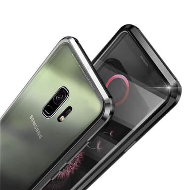 INF Samsung Galaxy S9 deksel med skjermbeskytter Svart