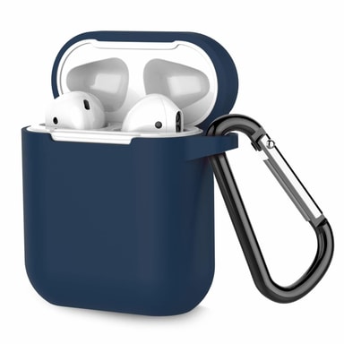 Airpods-etui Silikon Ekstra støtsikker Mørkeblå - Elkjøp